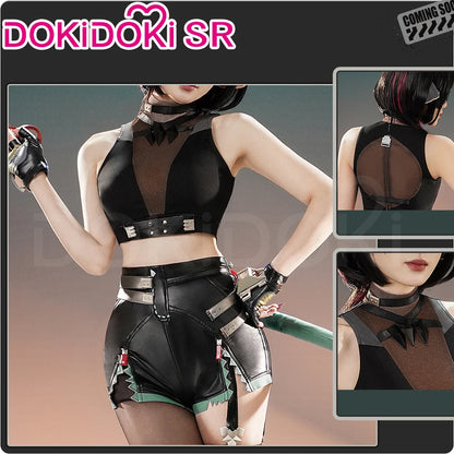 IN STOCK Jane Doe Cosplay Costume Game Zenless Zone Zero Cosplay 【S-2XL】DokiDoki-SR ZZZ Women Metal Accessory Mice Halloween