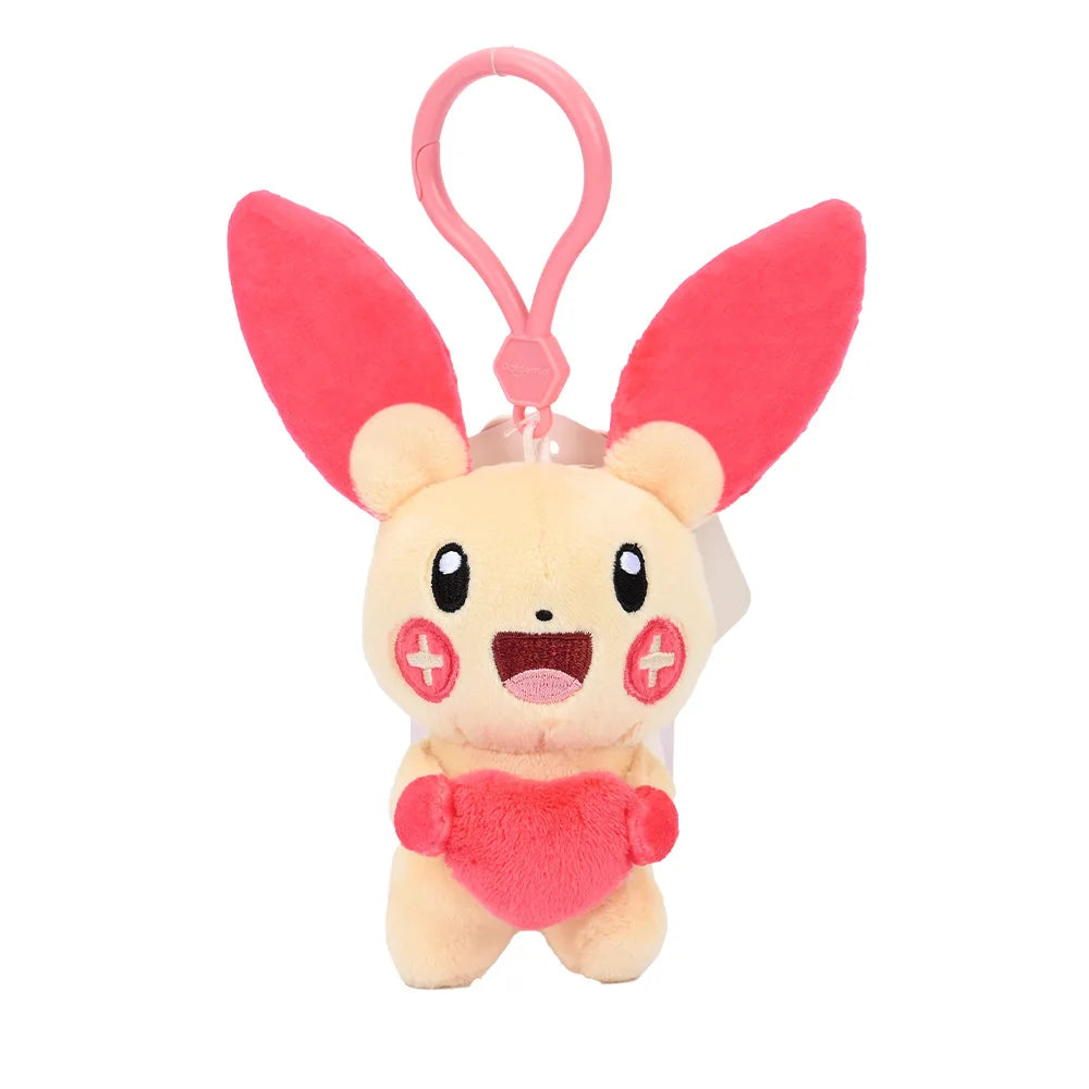 Pokemon Pikachu Mew Squirtle Charmander Kawaii Plush Toy Pendant School Bag Backpack Pendant Key Ring Small Doll Birthday Gift