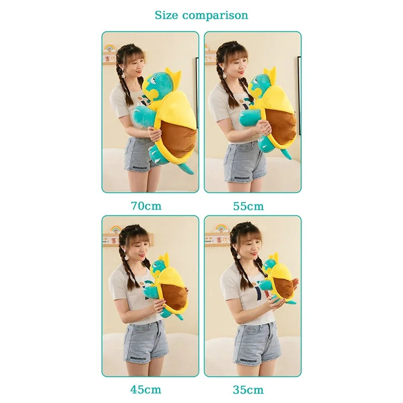 35/70cm Drednaw Pokemon Large Plush Toys Anime Doll Cute Pillow Cartoon Giant Pokémon Plushie Stuffed Gift for Kids Christmas