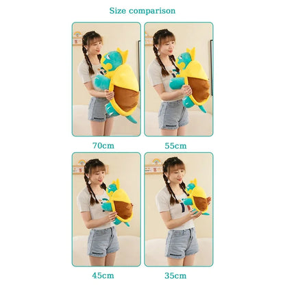 35/70cm Drednaw Pokemon Large Plush Toys Anime Doll Cute Pillow Cartoon Giant Pokémon Plushie Stuffed Gift for Kids Christmas