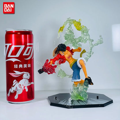 New One Piece Anime Figure Fire Fist Luffy Ace Sanji Battle Model Dolls PVC sabo Action Figurine Zoro Ghost Three-Knife Toys