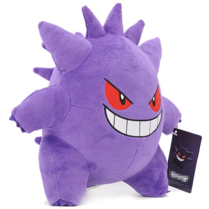 Original 24cm Gengar Plush Pokemon Gengar Plush Charmander Squirtle Pikachu Gengar Plush Bulbasaur Anime Stuffed Animal Toy Gift