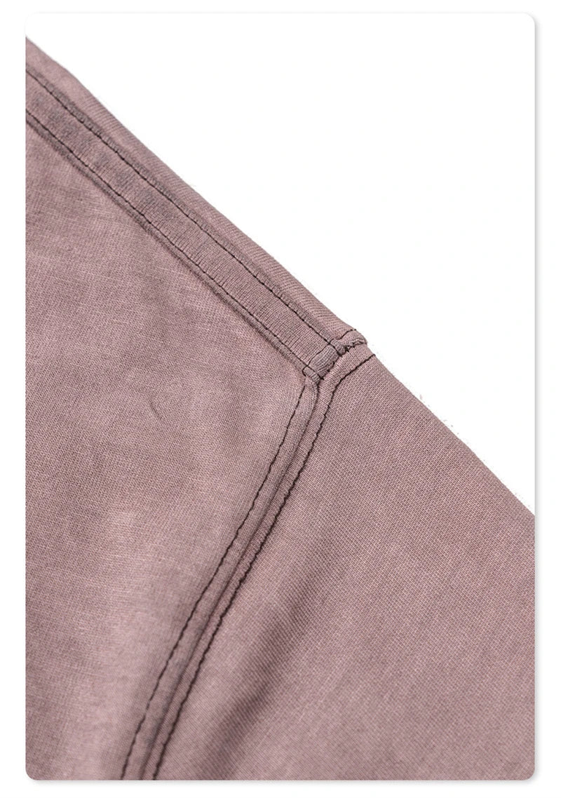 ZODF 2024 Autumn Men's Washed Cotton T-Shirt Unisex Oversized Distressed 250gsm Long Sleeve O Neck T Shirts Tees HY0921