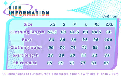 IN STOCK Mikuu Cosplay Costume Game Cosplay【XS-2XL】DokiDoki-R Mikku 16th Anniversary Women Uniform Costume Dress Plus Size