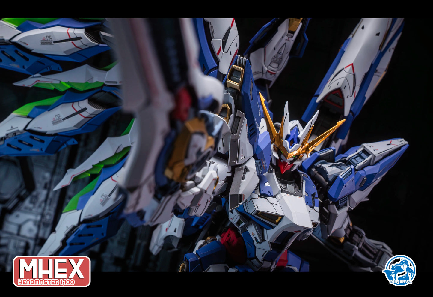 Minerva Hobby LINGXUZI Head Carving Replace Head For MG Barbatos Sky Defender Assembly Model Kit Toy GK Model Accessory Gift