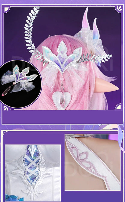 IN STOCK Cyrene Cosplay Costume Game Honkai: Star Rail【S-2XL】DokiDoki-R HSR Cyrene Dress Veil Plus Size