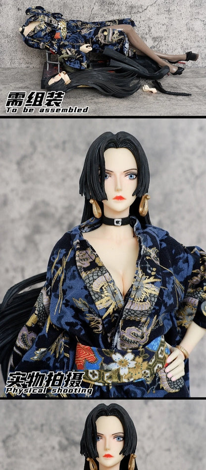 One Piece Anime Figure Uta Kimono Empress Boa Hancock High Quality Model Boutique Large Decorative Desktop Scene Collection Toys