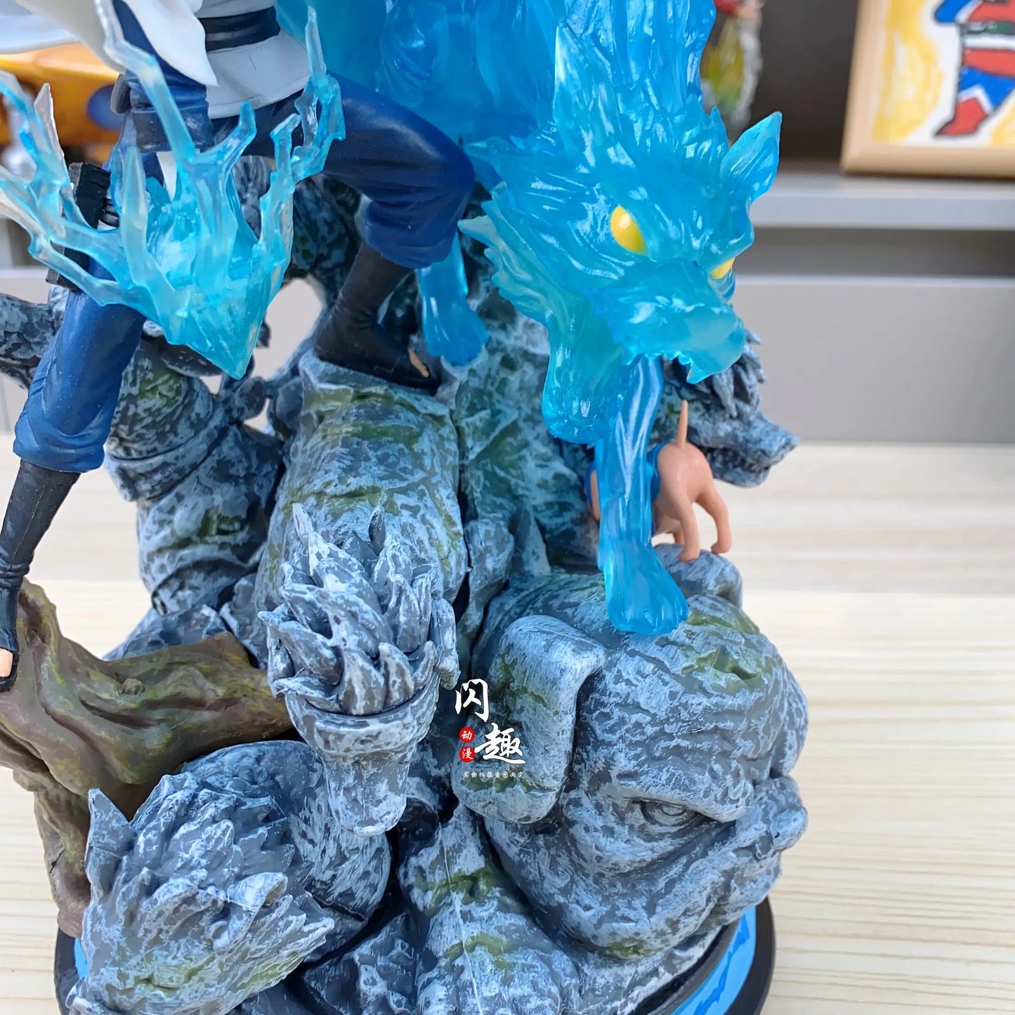 Naruto Anime Figure GK Hatake Kakashi 37cm Action Figure PVC Cartoon Characters Desktop Ornaments Friends Birthday Gifts Toys