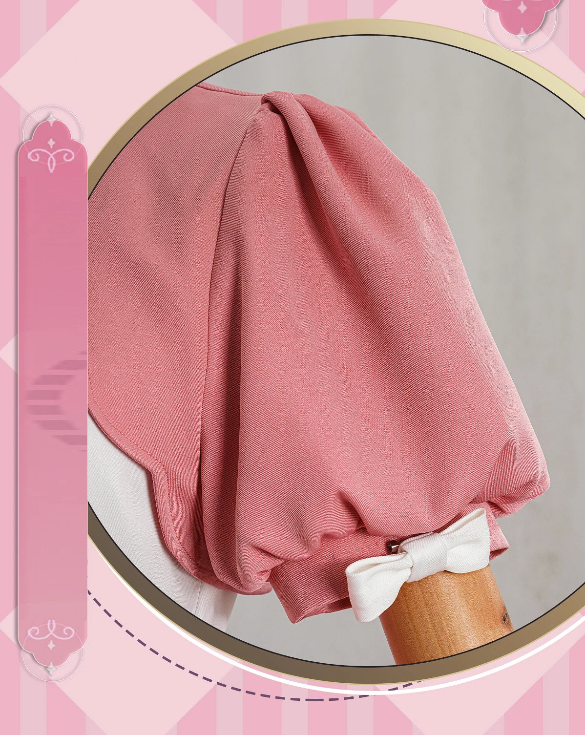 UWOWO Collab series: Game Identity Crossover II Cheerleader Cosplay Costume Pink Costume