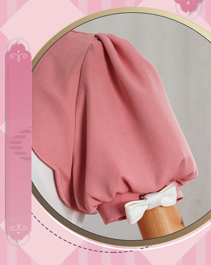 UWOWO Collab series: Game Identity Crossover II Cheerleader Cosplay Costume Pink Costume