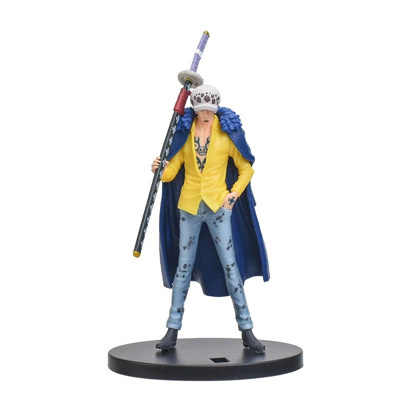 Hot 18cm/7.1nch Anime Figure One Piece DXF Wano Country Trafalgar Law PVC Collection Model Dolls Toy For Gift 18cm