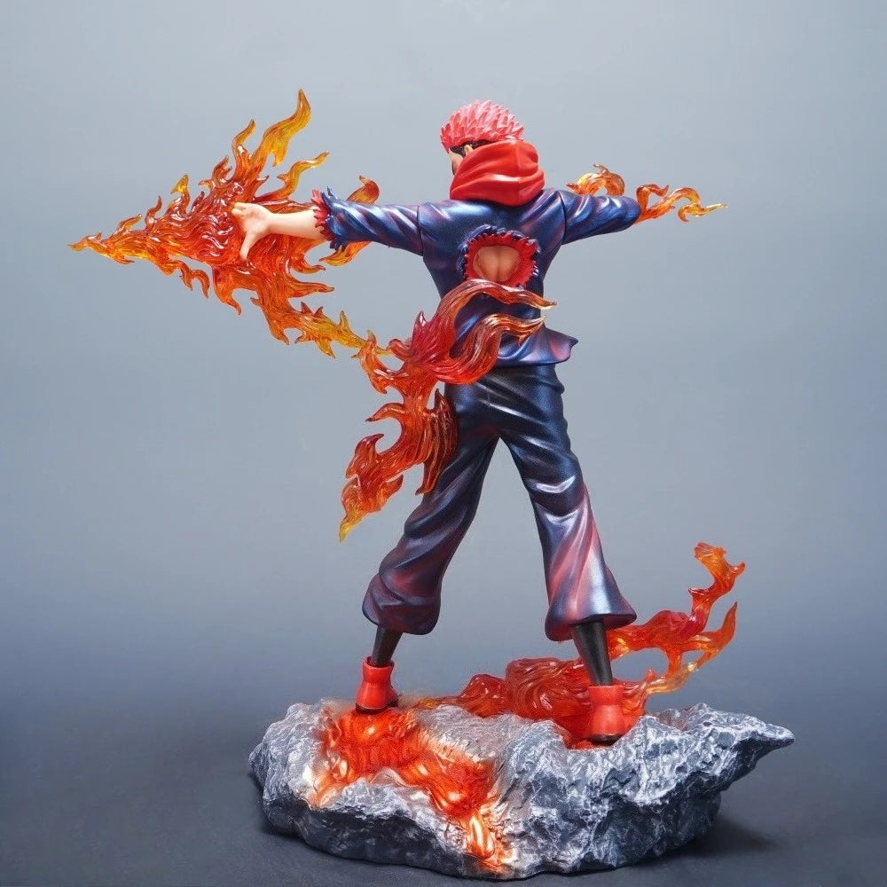 30cm Anime Jujutsu Kaisen Ryomen Sukuna PVC Action Figure Statue Desktop Ornament Model Toy Gift - With Box