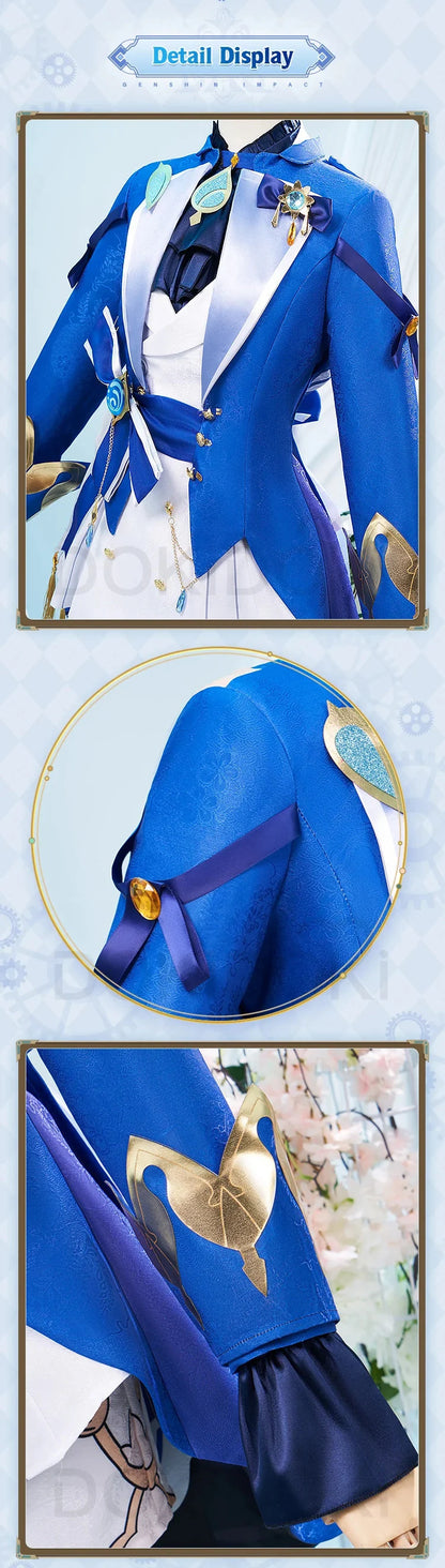 IN STOCK Furina Navia Focalors Cosplay Costume Game Genshin Impact【XS-3XL】DokiDoki-N Women Cosplay Fontaine Furina Plus Size