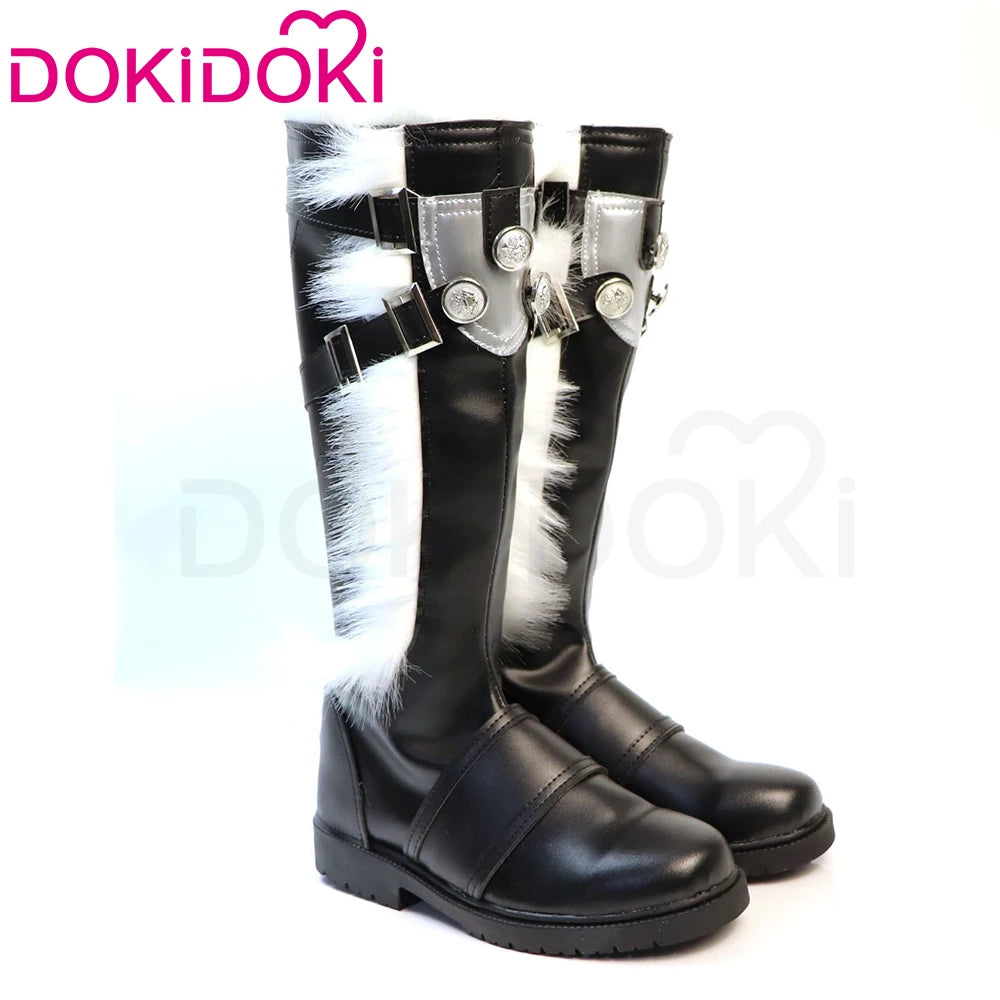 Phoebe Ciaccona Brant Qiuyuan Cosplay Shoes Game Wuthering Waves Cosplay DokiDoki Women Men Cosplay Long Boots Brant Cosplay