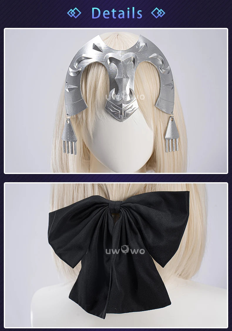 UWOWO Jeannee Cosplay Game  Jeannee d'Arc Stage 2 Battle Suit Cosplay Costume Halloween Costume