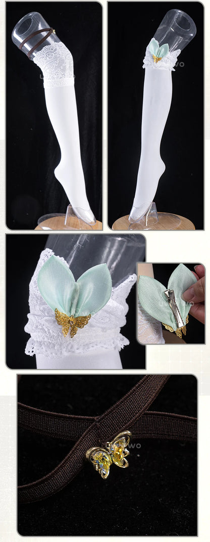 IN STOCK UWOWO Firefly Cosplay Game Honkai Star Rail Fanart Firefly Fairy Princess Cosplay Costume Halloween Costume