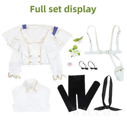 Blue Archive Kirihuji Nagisa Cosplay Costume Set Polyester Asian Size