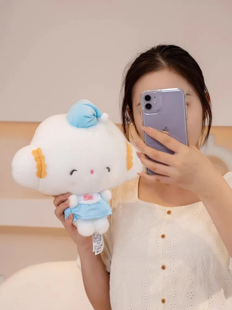 Genuine Sanrio New Kawaii Cute Cogimyun Kogimyun Plush Keychain Stuffed Plush Toy Small Pendant Keyring Birthday Gifts For Girls