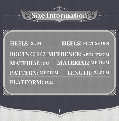 IN STOCK Rover Qiuyuan Cosplay Shoes Game Wuthering Waves DokiDoki-SR Black Leather Shoes Rover Cosplay Men Christmas Long Boots