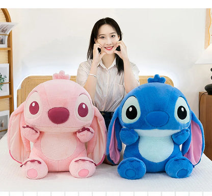 30/40/60cm Big Size Stitch Disney Anime Plush Stuffed Doll Kawaii Room Decoration Plushies Pillow Ornaments Holiday Gifts