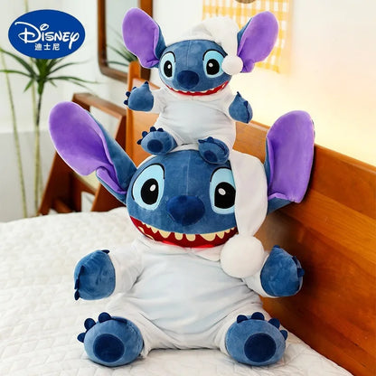 40/50/70cm Super Big Size Pajamas Stitch Disney Anime Plush Stuffed Doll Kawaii Room Decor Lilo & Stitch Plushies Holiday Gift