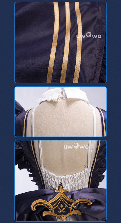 IN STOCK UWOWO Cheshire Cosplay Game Azurr Lanee Cheshire Default Cosplay Costume New outfit Halloween Costume