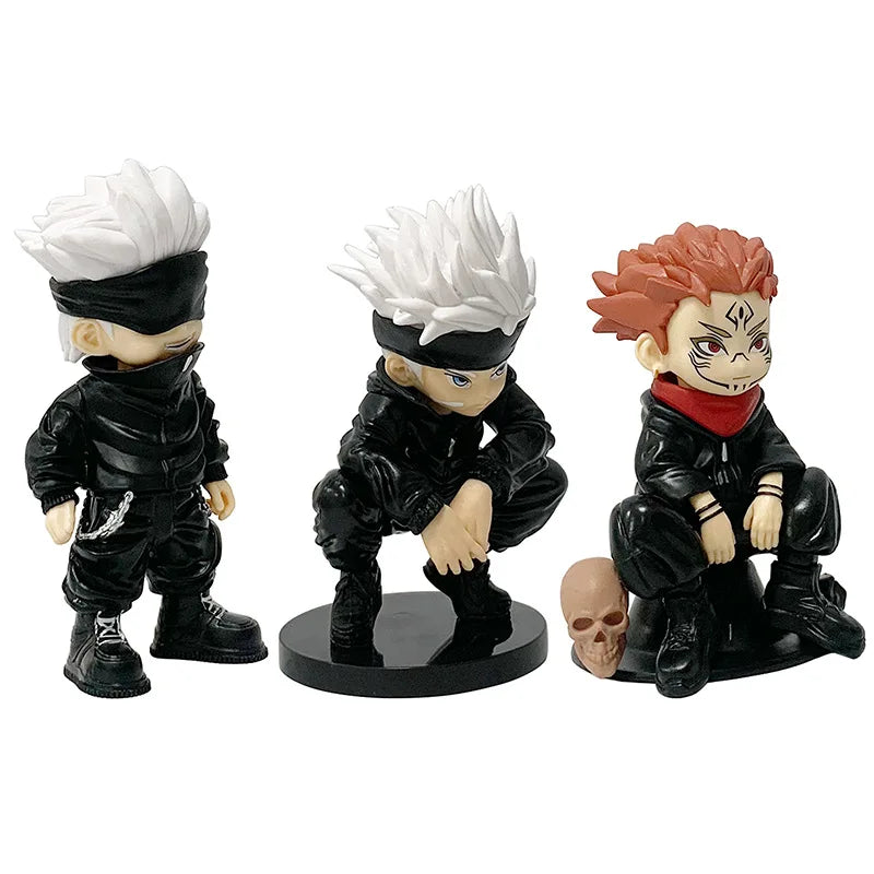 Jujutsu Kaisen Anime Figure 3 Style Satoru Gojo Action Figure Lord of the Curse Sukuna Figurine Collection Model Doll Toys Gifts