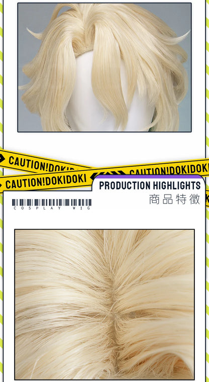 IN STOCK Luuk Hcrsscn Galbrenr Zani Ciaccona Camellya Scar Danjin Youhu Wig Game Wuthering Waves DokiDoki Women Men Wig Free Cap