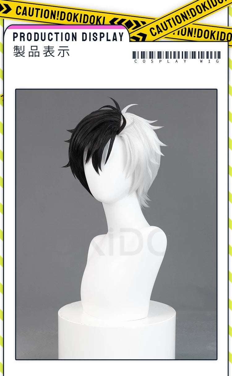 IN STOCK Haruka Sakura Chika Takiishi Wig Anime Wind Breaker Cosplay DokiDoki 32cm Short Hair Haruka Sakura Cosplay Free Cap