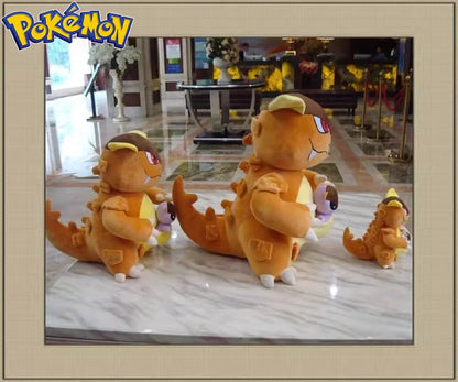60CM Pokemon Kangaskhan Plush Cartoon Anime Plushies Soft Doll Pillow Kawaii Stuffed Plushies Ornament Giving Gifts To Children