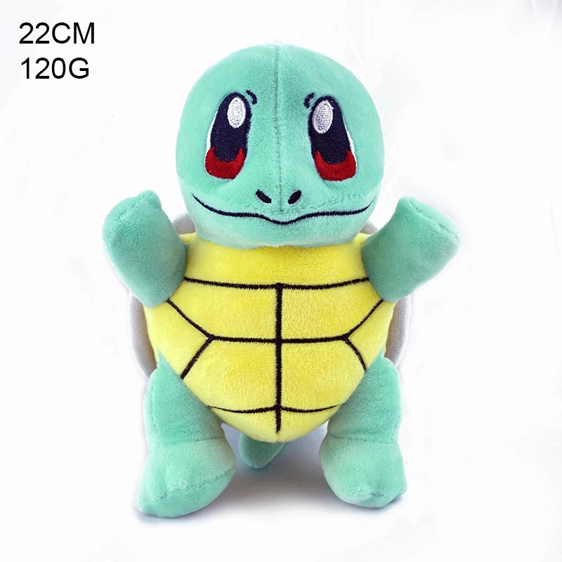 Anime Blastoise Kawaii Plush Toys Pikachu Greninja Zeraora Stuffed Cute Collectibles Room Decor Holiday Gifts