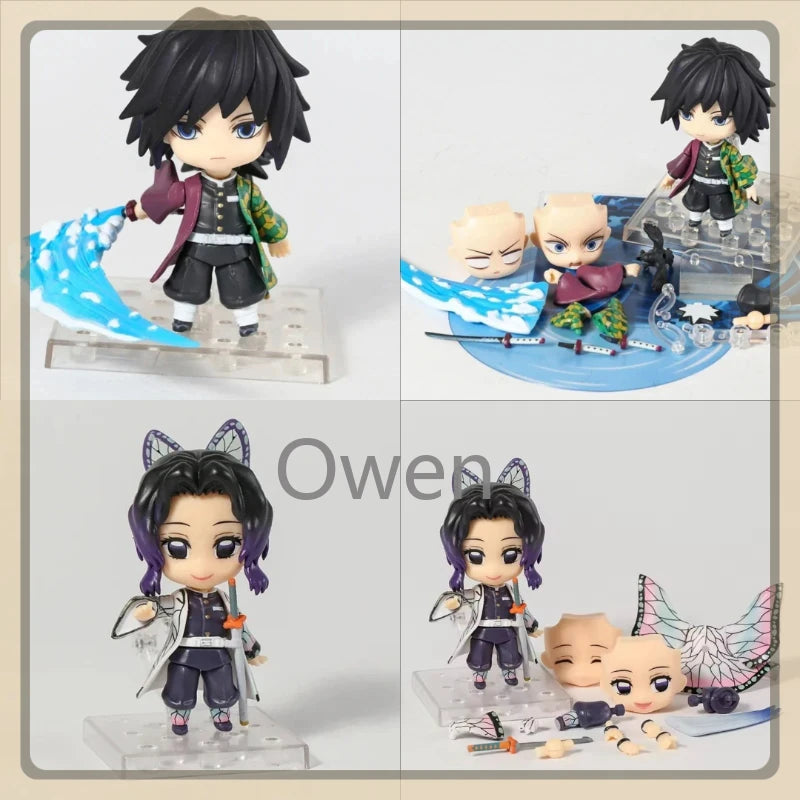 Tomioka Giyuu Anime Demon Slayer:Kimetsu no Yaiba Figurine Tokitou Muichirou Action Figures PVC q-version Collection Model Toys