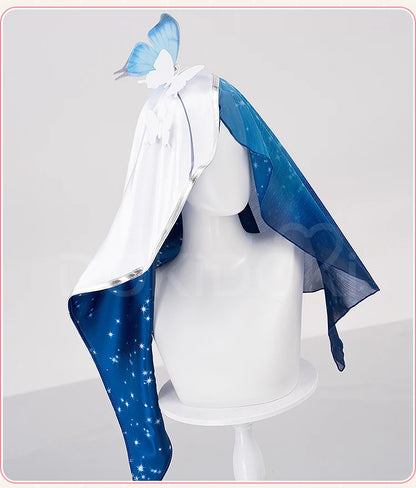 IN STOCK The Shorekeeper Cosplay Costume Game Wuthering Waves【XS-3XL】DokiDoki-N Women Blue Christmas Costume Dress Plus Size