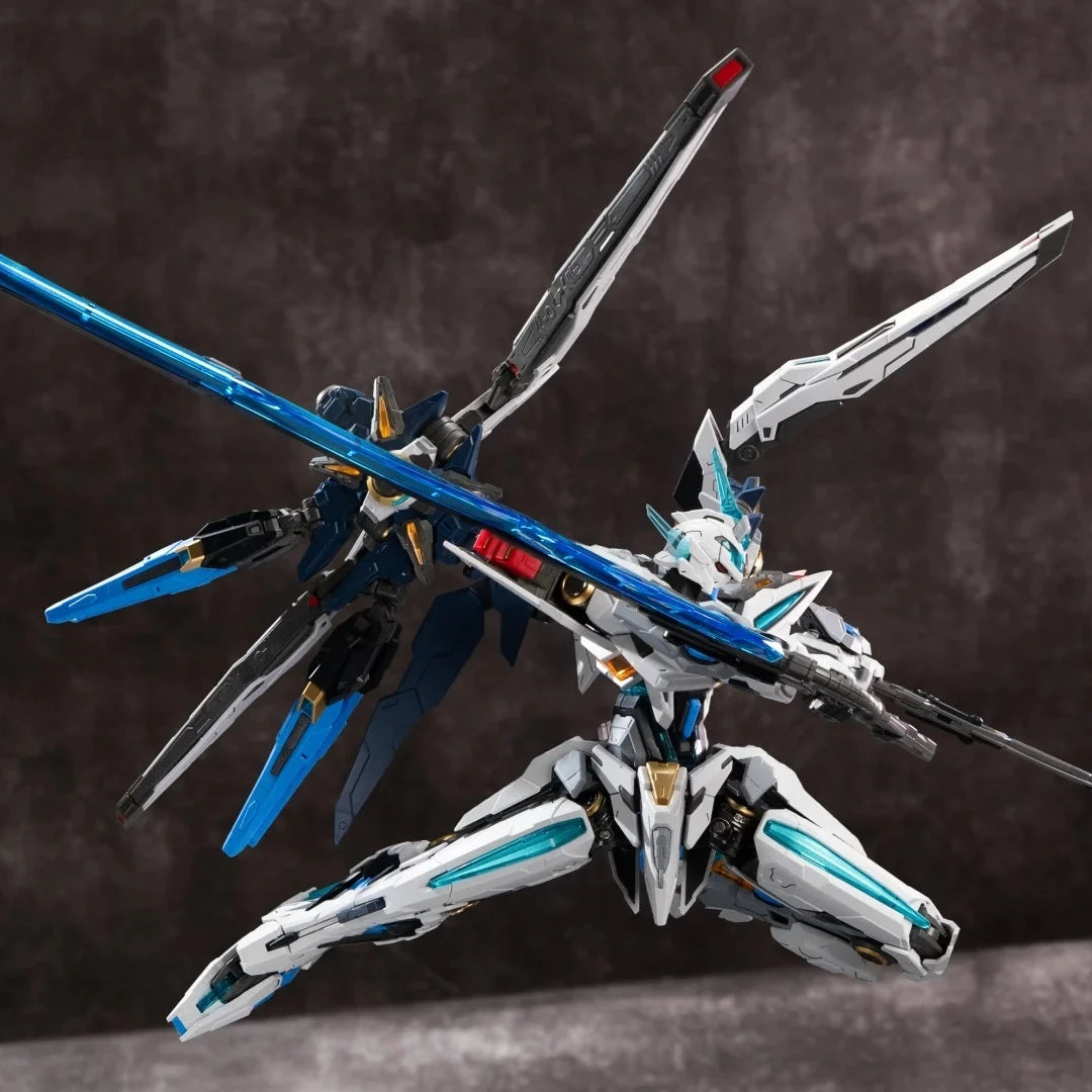 【In Stock】 100% Genuine MOTOR NUCLEAR MNP-CR01 HUANCI 22CM Assembling Movable Model Toys Alloy Skeleton Mecha Figurine Toy Gifts