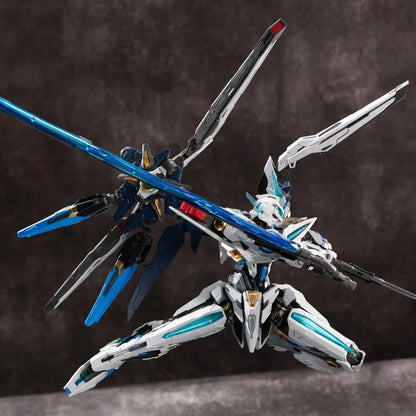 【In Stock】 100% Genuine MOTOR NUCLEAR MNP-CR01 HUANCI 22CM Assembling Movable Model Toys Alloy Skeleton Mecha Figurine Toy Gifts