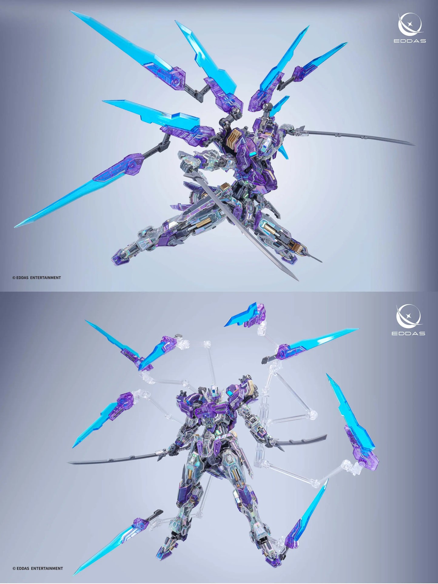 Bandai Valkyrie Holographic Translucent Assembly Model ABS