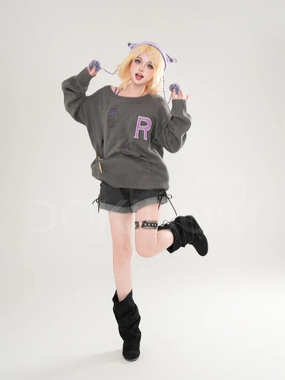 Rinn Mikuu Cosplay Costume DokiDoki-R Mikku Rinn Cosplay Women Cute Black Green Costume Set Mikuu Rinn Cosplay