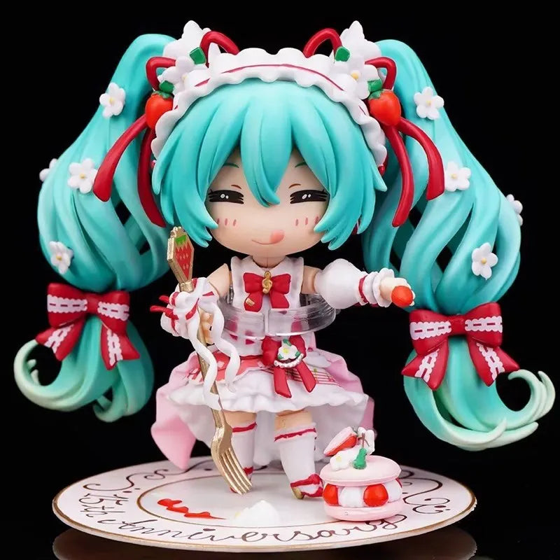 10cm #1939 Hatsune Miku Anime Figure Virtual Idol Singer #1940 Miku Action Figure PVC Collection Model Doll Christmas Toys Gifts