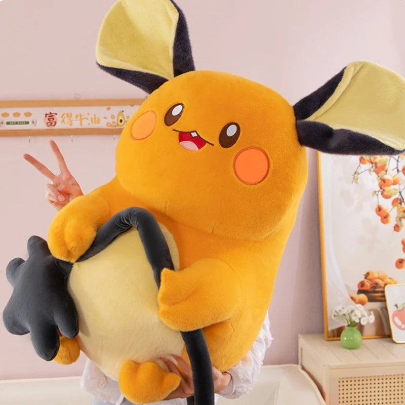 23/70cm Dedenne Pokemon Plush Toys Anime Doll Cartoon Rat Large Pokémon Plushie Kawaii Stuffed Gift for Kids Birthday Xmas