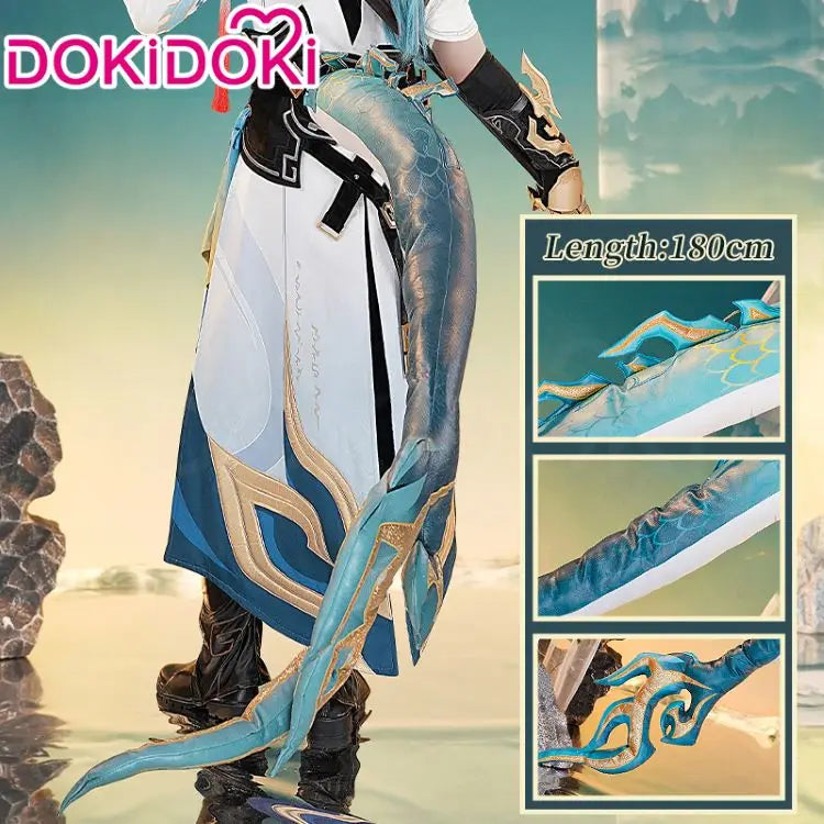Dan Heng IL Permansor Terrae Cosplay Costume Game Honkai: Star Rail【S-3XL】DokiDoki-R Danheng Tail Halloween Cosplay Plus Size