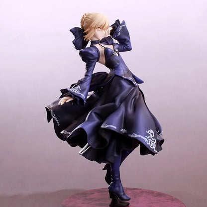 25cm Fate/Stay Night Saber Alter - Pvc Anime Figurine Formal Dress Version Swapable Stylish Room Decoration Desk Ornament Gift