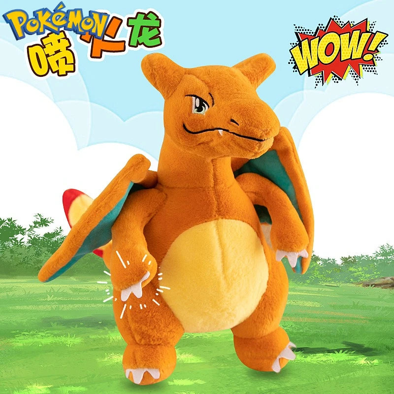 35/45/60CM Big Size Pokemon Charizard Plush Cartoon Anime Plushies Soft Doll Pillow Kawaii Stuffed Plushie Ornament Gift for Kid