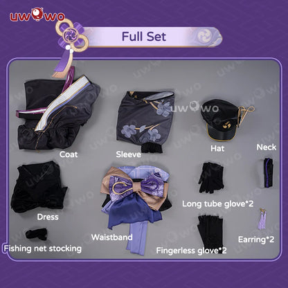 LAST BATCH UWOWO Genshin Impact Fanart Raiden Shogun Taisho Kimono Cosplay Costume