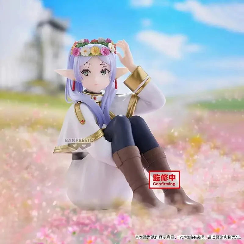 Bandai In Stock Original Beyond Journey's End Espresto -Flower Crown- Frieren Himmel Anime Action Figures Model Toy