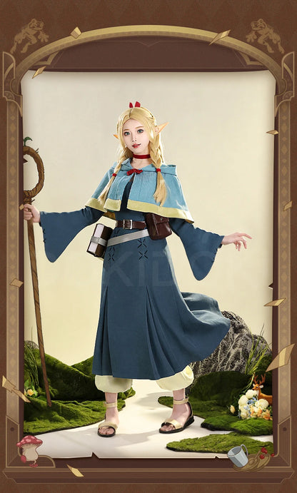 IN STOCK Marcille Donato Cosplay Costume Anime Delicious in Dungeon Cosplay DokiDoki-SR Women Uniform Dress Marcille Cosplay