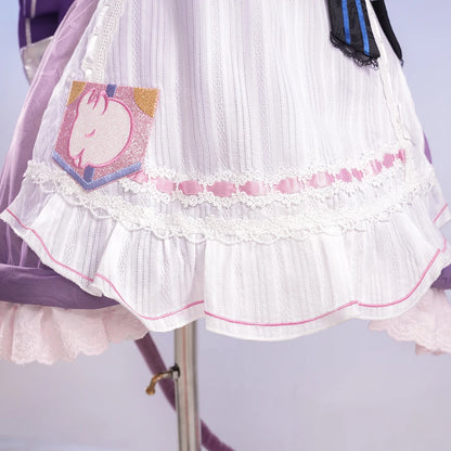 iCoser Genshin Impact Yumemizuki Mizuki Cosplay Costume Wig Dress Headwear Tail Natlan Halloween Party for Women Girls Cos Props