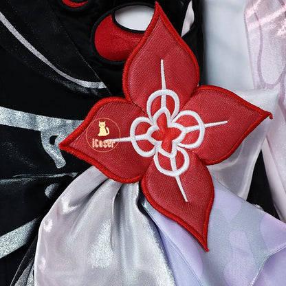 Honkai Star Rail Evernight March 7th Cosplay Costume Wig Dress Headwear Mysterious Foreign Guest Halloween Party for Women Girls