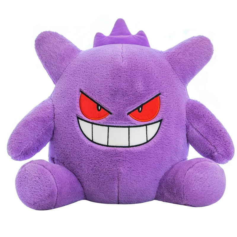 Large size Gengar Plush Toy Pokemon Doll Cute Stuffed Animal Kids Birthday Christmas Gift for Children Plushie Doll Fantasy Pet