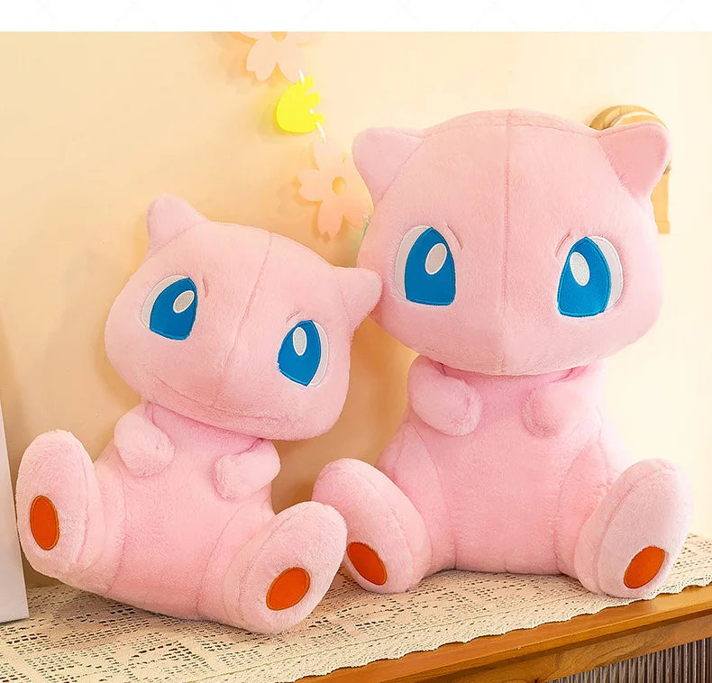 45/55cm Big Size Pokemon Mew Cartoon Anime Plush Stuffed Doll Room Decoration Plushies Pillow Peluche Ornaments Children's Gifts