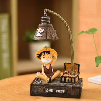 One Piece Anime Figure Luffy Chopper Figures 3D LED Night Light Desktop Lamp GK Statue Room Decora Desk Birthday Christmas Gift